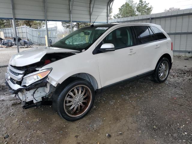 2FMDK3JC2DBC89484 - 2013 FORD EDGE SEL WHITE photo 1