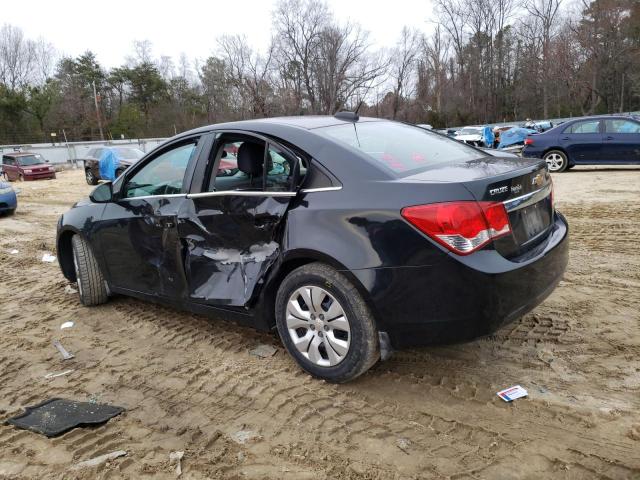 1G1PD5SB4F7125333 - 2015 CHEVROLET CRUZE LT BLACK photo 2