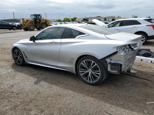 JN1EV7EK6JM341054 - 2018 INFINITI Q60 LUXE 300 GRAY photo 2