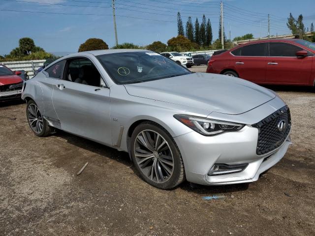 JN1EV7EK6JM341054 - 2018 INFINITI Q60 LUXE 300 GRAY photo 4