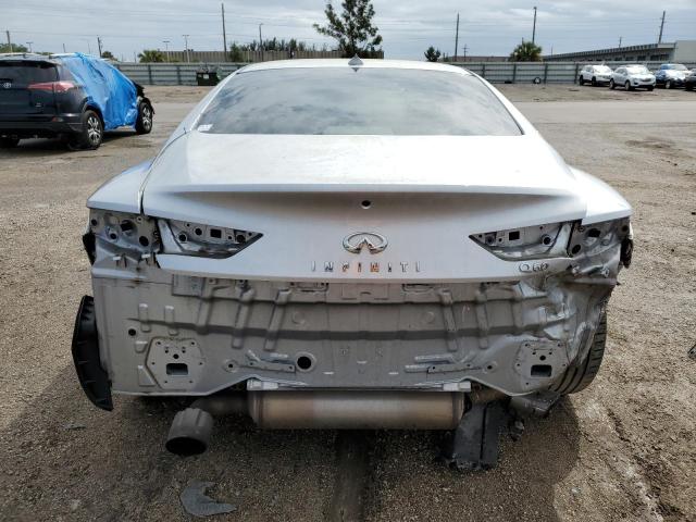 JN1EV7EK6JM341054 - 2018 INFINITI Q60 LUXE 300 GRAY photo 6