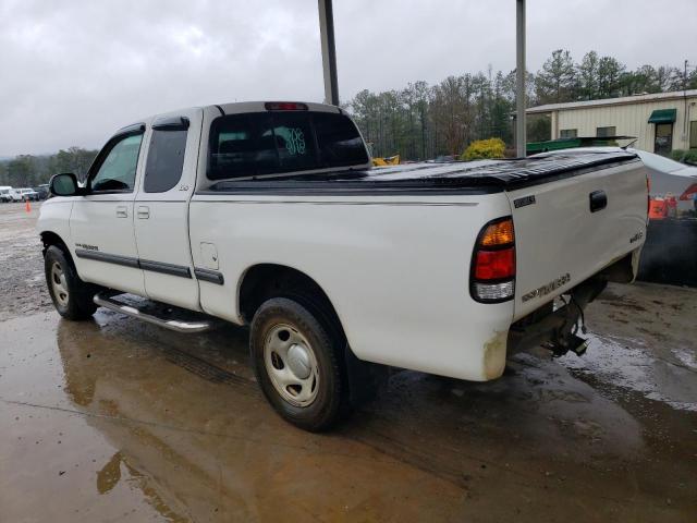 5TBRT34182S245172 - 2002 TOYOTA TUNDRA ACCESS CAB თეთრი ფოტო 2