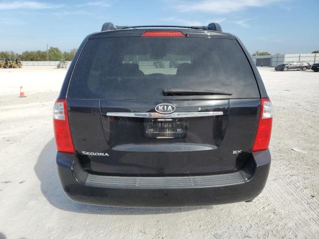 KNDMB233786242676 - 2008 KIA SEDONA EX BLACK photo 6