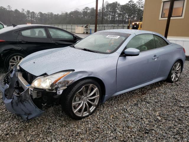 JN1CV6FE0AM353162 - 2010 INFINITI G37 BASE BLUE photo 1