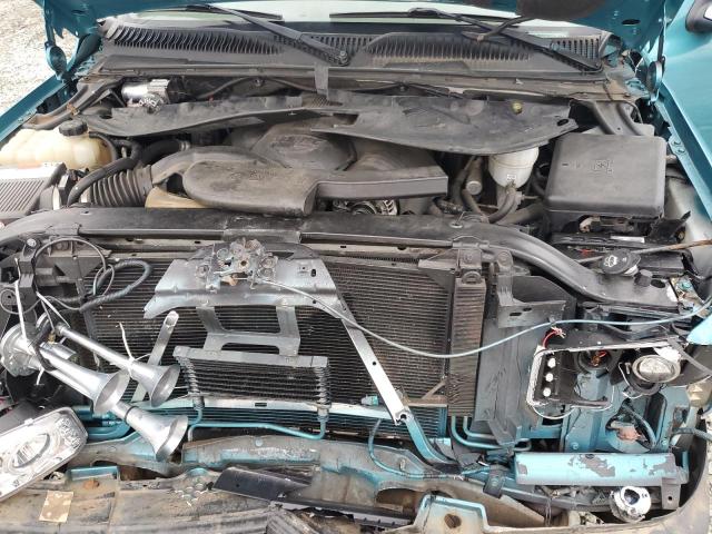 1GKEK63U95J254149 - 2005 GMC YUKON DENALI TURQUOISE photo 12