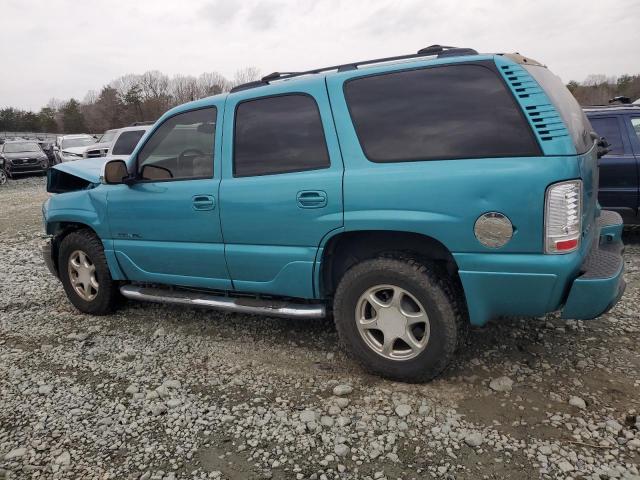 1GKEK63U95J254149 - 2005 GMC YUKON DENALI TURQUOISE photo 2