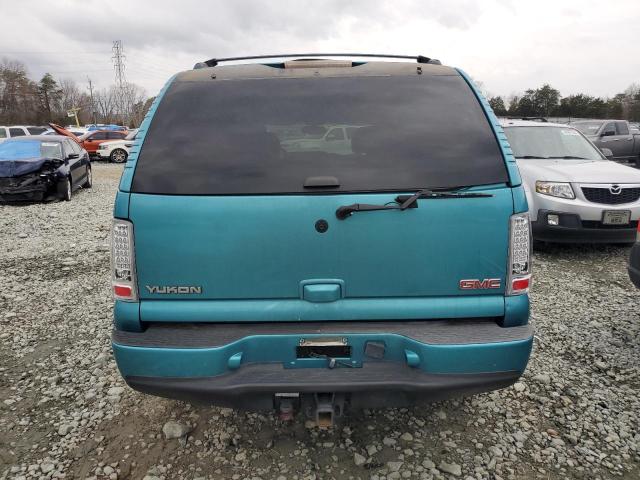 1GKEK63U95J254149 - 2005 GMC YUKON DENALI TURQUOISE photo 6