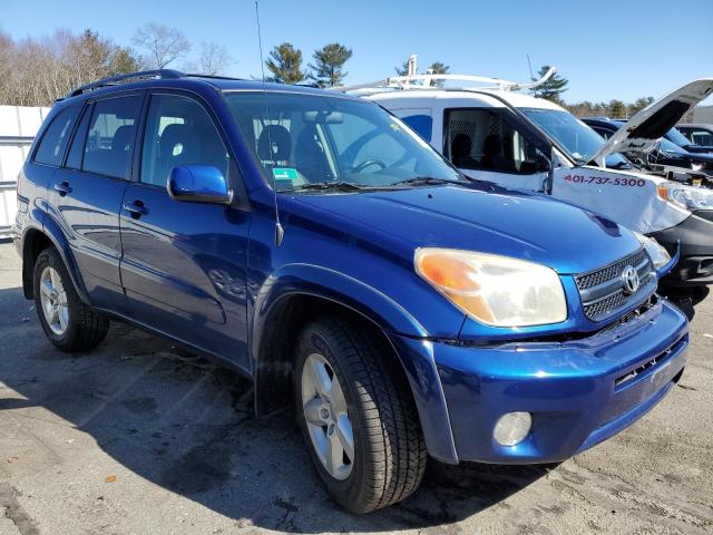 JTEHD20V156047228 - 2005 TOYOTA RAV4 BLUE photo 4