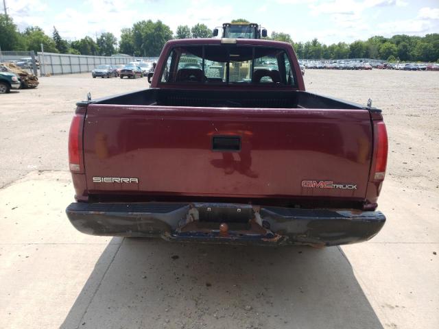 1GTEK14K2PZ543759 - 1993 GMC SIERRA K1500 BURGUNDY photo 6