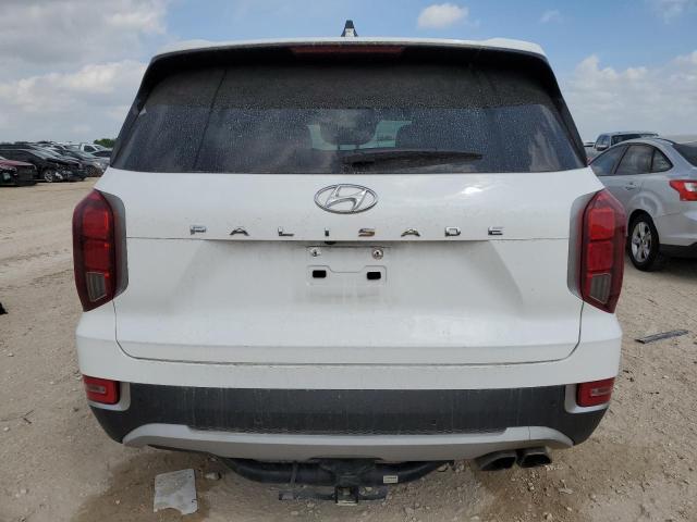 KM8R44HE0NU366278 - 2022 HYUNDAI PALISADE SEL WHITE photo 6