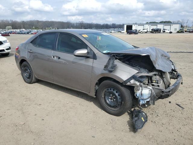 2T1BURHE1GC558215 - 2016 TOYOTA COROLLA L GRAY photo 4