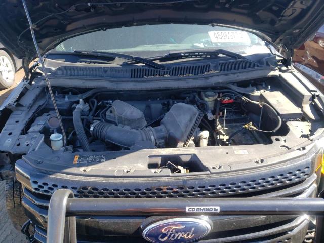 1FM5K8AR7EGA28495 - 2014 FORD EXPLORER POLICE INTERCEPTOR أسود صورة 12