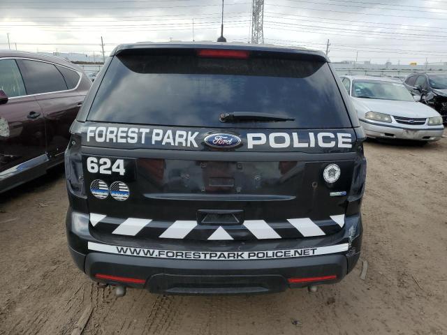 1FM5K8AR7EGA28495 - 2014 FORD EXPLORER POLICE INTERCEPTOR أسود صورة 6