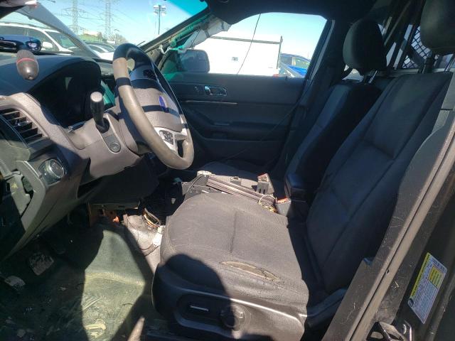 1FM5K8AR7EGA28495 - 2014 FORD EXPLORER POLICE INTERCEPTOR أسود صورة 7