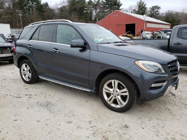 4JGDA5HB4EA388199 - 2014 MERCEDES-BENZ ML 350 4MATIC GRAY photo 4