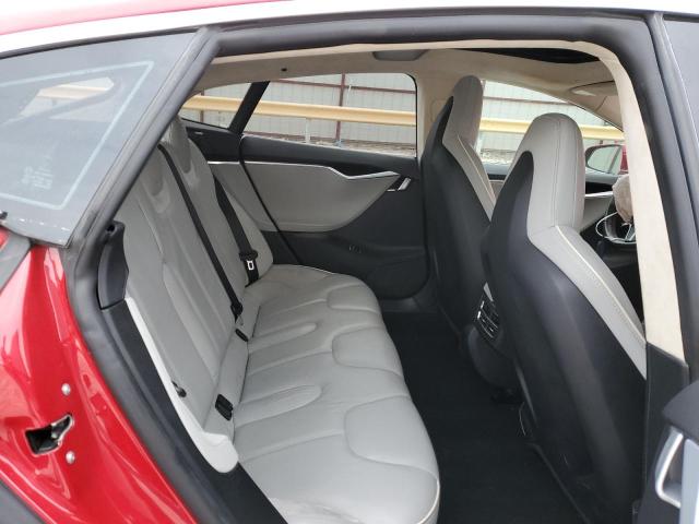 5YJSA1DP5DFP08965 - 2013 TESLA MODEL S Կարմիր լուսանկար 10