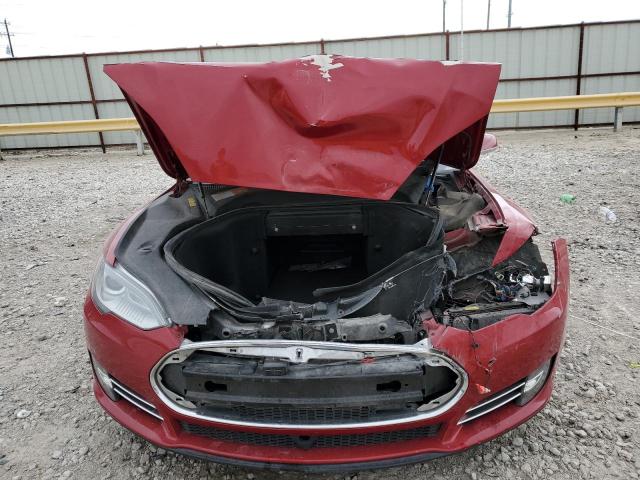5YJSA1DP5DFP08965 - 2013 TESLA MODEL S Կարմիր լուսանկար 5