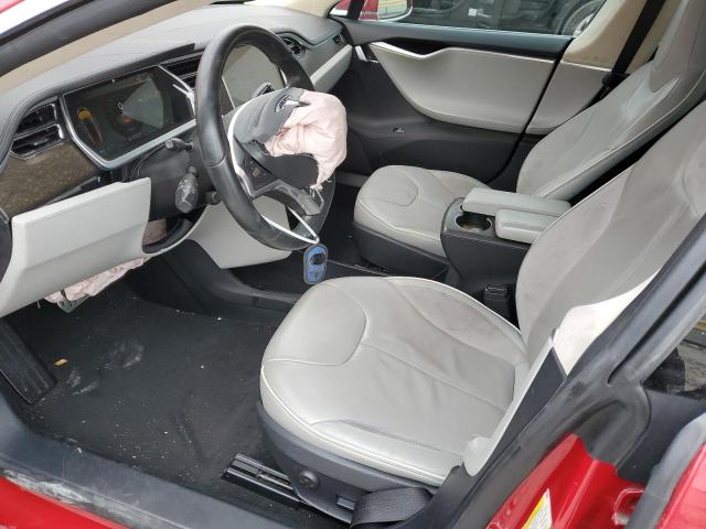 5YJSA1DP5DFP08965 - 2013 TESLA MODEL S Կարմիր լուսանկար 7