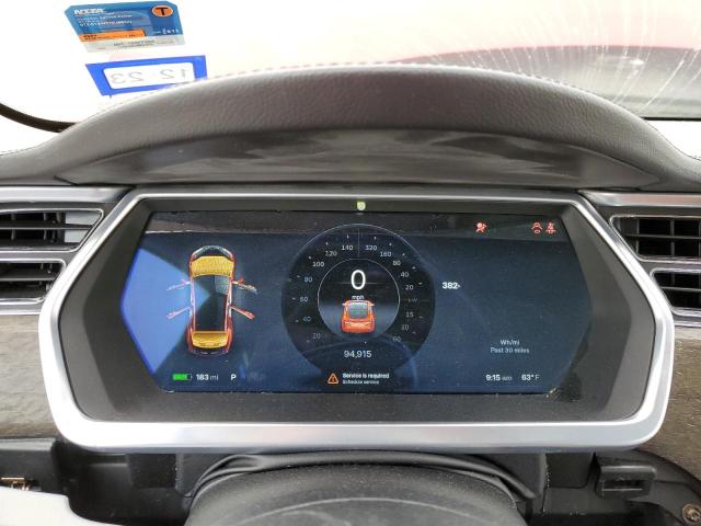 5YJSA1DP5DFP08965 - 2013 TESLA MODEL S Կարմիր լուսանկար 9