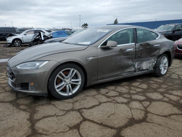 5YJSA1H21FF100524 - 2015 TESLA MODEL S 85D BROWN photo 1