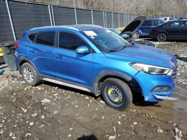 KM8J33A44HU530499 - 2017 HYUNDAI TUCSON LIMITED BLUE photo 4