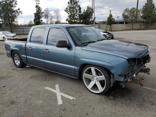 2GCEC13V071131132 - 2007 CHEVROLET SILVERADO C1500 CLASSIC CREW CAB BLUE photo 4