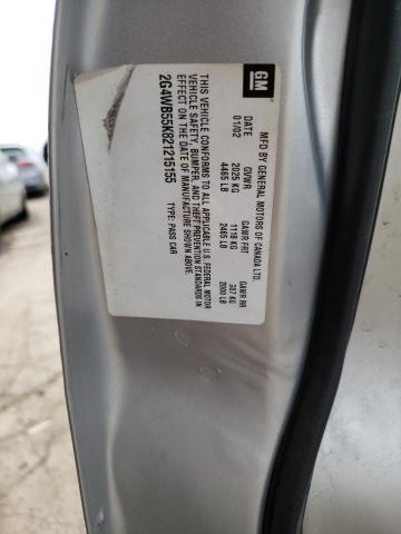 2G4WB55K821215155 - 2002 BUICK REGAL LS 银色 照片 12