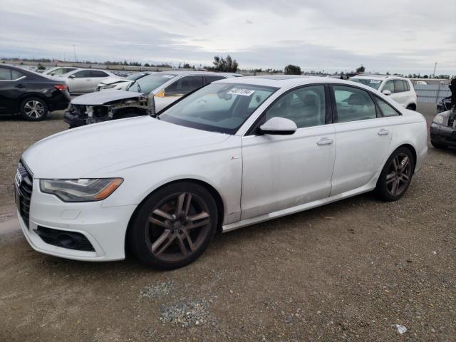 WAUFMAFC1FN031918 - 2015 AUDI A6 PREMIUM PLUS WHITE photo 1