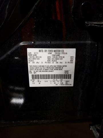 2LMTJ8LR0GBL22407 - 2016 LINCOLN MKX RESERVE Qara foto 12