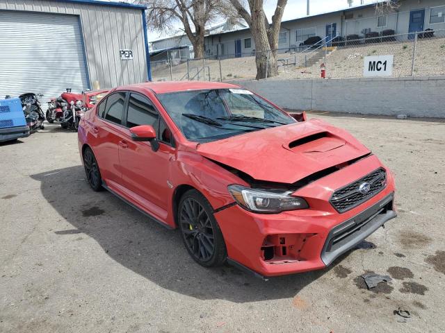 JF1VA2M66J9819708 - 2018 SUBARU WRX STI RED photo 4