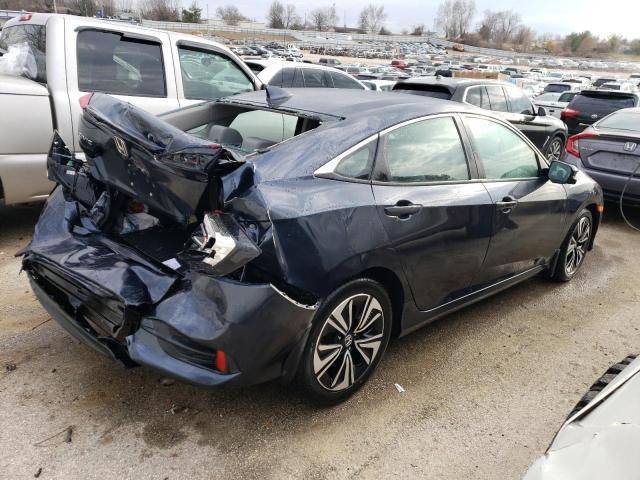 19XFC1F35JE001212 - 2018 HONDA CIVIC EX BLUE photo 3