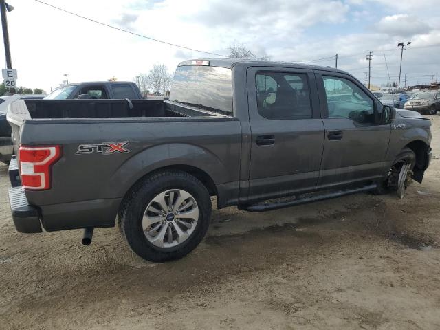 1FTEW1CP3JKD34628 - 2018 FORD F150 SUPERCREW GRAY photo 3
