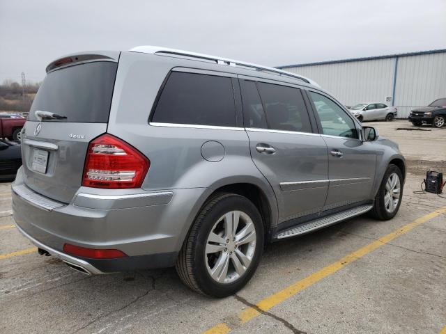 4JGBF7BE6AA541862 - 2010 MERCEDES-BENZ GL 450 4MATIC GRAY photo 3