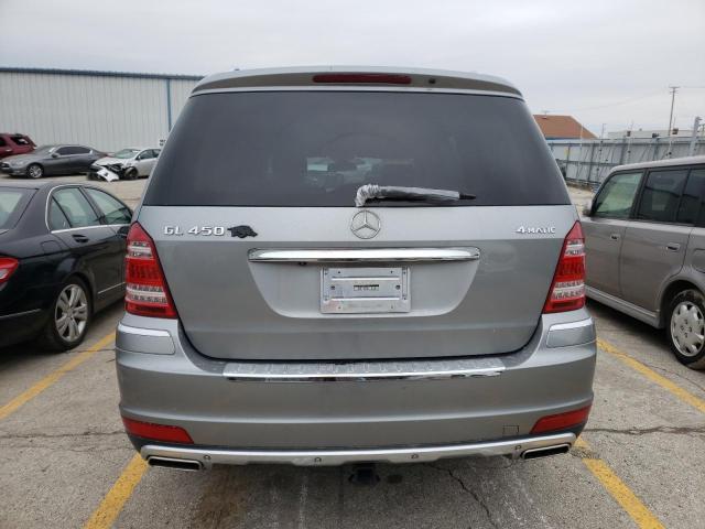 4JGBF7BE6AA541862 - 2010 MERCEDES-BENZ GL 450 4MATIC GRAY photo 6