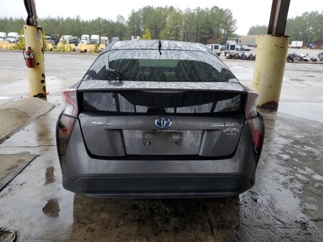 JTDKARFU8G3029324 - 2016 TOYOTA PRIUS GRAY photo 6