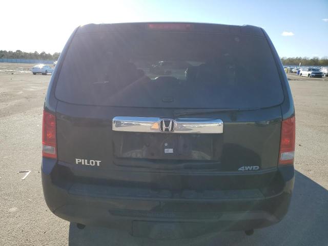 5FNYF4H29FB032499 - 2015 HONDA PILOT LX BLACK photo 6