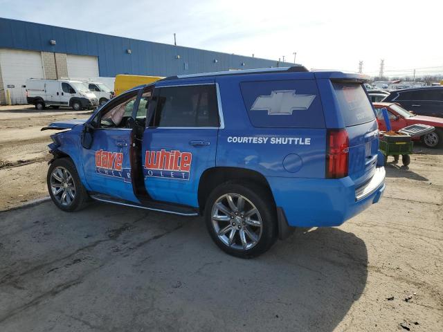 1GNSKCKC3KR105715 - 2019 CHEVROLET TAHOE K1500 PREMIER BLUE photo 2