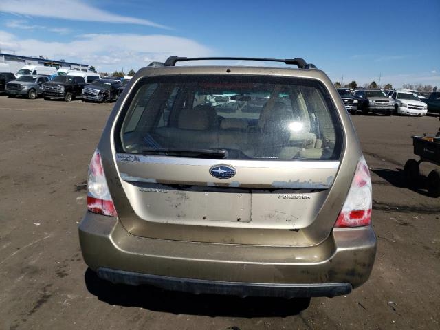 JF1SG63658H708416 - 2008 SUBARU FORESTER 2.5X GOLD photo 6