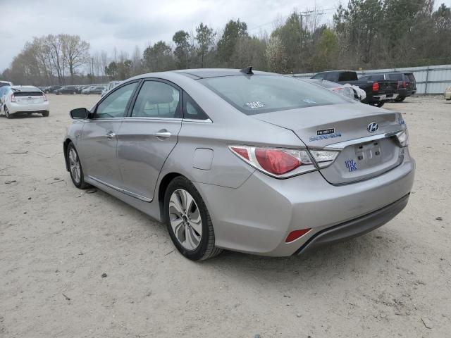 KMHEC4A44DA073292 - 2013 HYUNDAI SONATA HYBRID SILVER photo 2