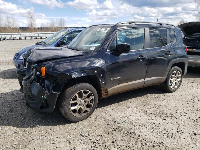 ZACCJBBB6JPH57145 - 2018 JEEP RENEGADE LATITUDE BLACK photo 1