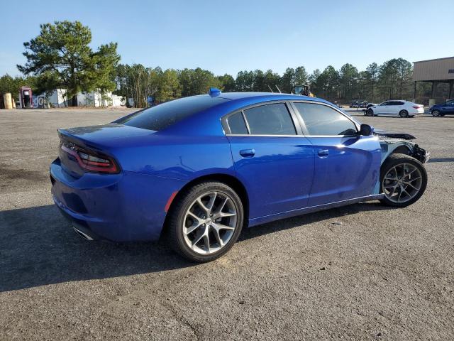 2C3CDXBG1NH166913 - 2022 DODGE CHARGER SXT BLUE photo 3