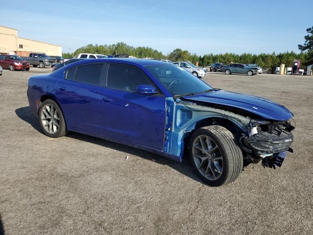 2C3CDXBG1NH166913 - 2022 DODGE CHARGER SXT BLUE photo 4