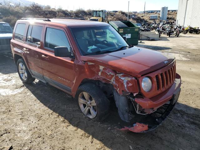 1C4NJRFB3CD567607 - 2012 JEEP PATRIOT LATITUDE ORANGE photo 4