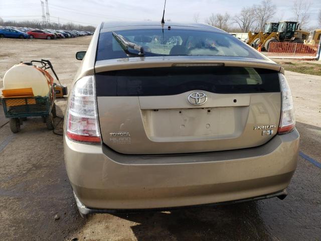 JTDKB20U787697851 - 2008 TOYOTA PRIUS TAN photo 6