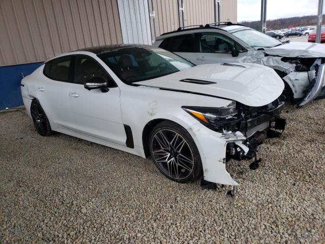 KNAE55LC5N6110117 - 2022 KIA STINGER GT2 WHITE photo 4