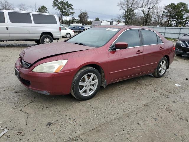 1HGCM56653A000652 - 2003 HONDA ACCORD EX RED photo 1