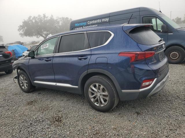 5NMS23ADXKH048582 - 2019 HYUNDAI SANTA FE SE BLUE photo 2