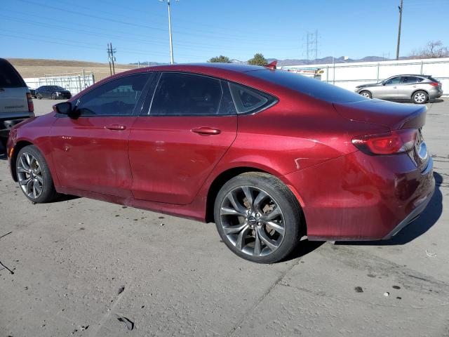 1C3CCCDG6FN523505 - 2015 CHRYSLER 200 S BURGUNDY photo 2