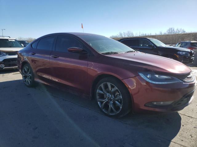 1C3CCCDG6FN523505 - 2015 CHRYSLER 200 S BURGUNDY photo 4