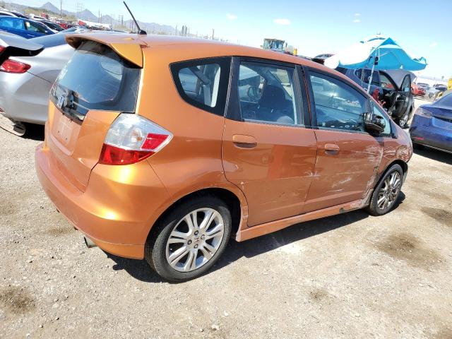 JHMGE8H41AS021126 - 2010 HONDA FIT SPORT ORANGE photo 3